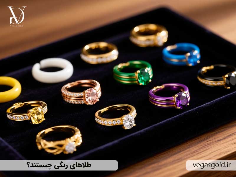 طلاهای رنگی چیستند و چرا به وجود آمدند؟